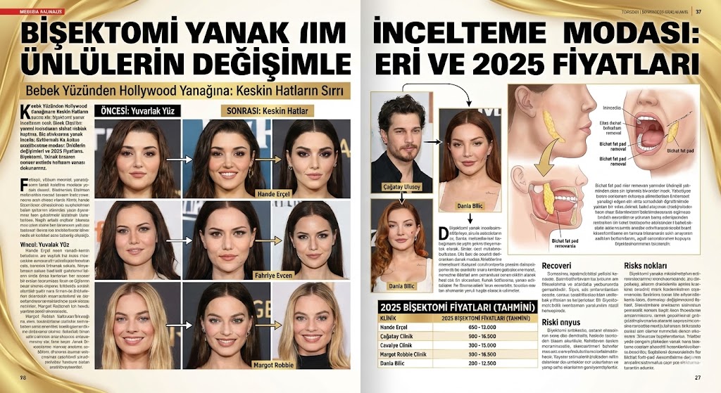 Bişektomi Yanak İnceltme Modası Hangi Ünlüler Yanaklarını Aldırdı (2025 Fiyatları) 2