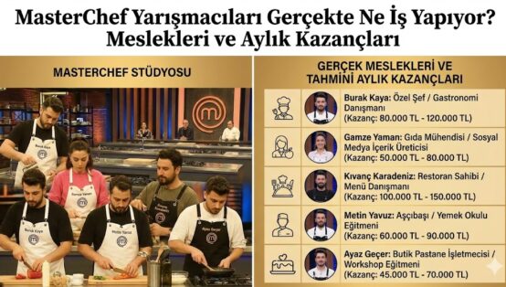 MasterChef Yarışmacıları Gerçekte Ne İş Yapıyor? Meslekleri ve Aylık Kazançları