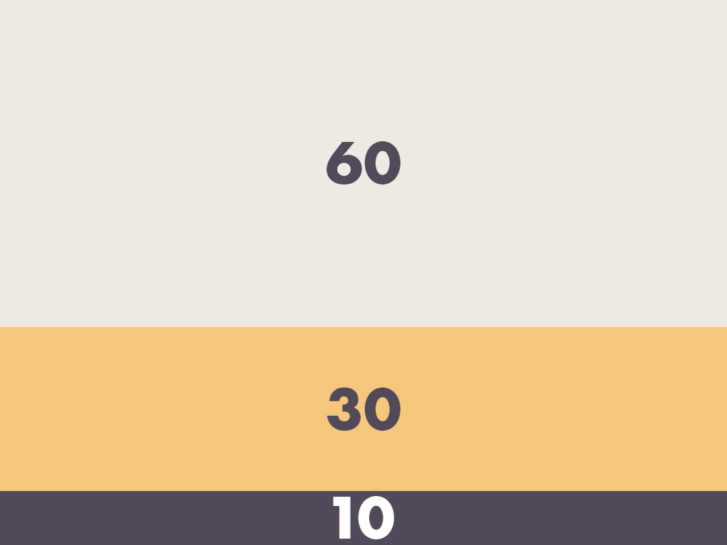 Salon Dekorasyonunda Renk Uyumu: 60-30-10 Kuralı Rehberi